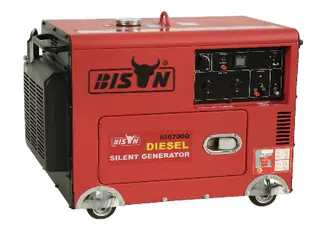 Bison silent diesel generator BS7500DSE