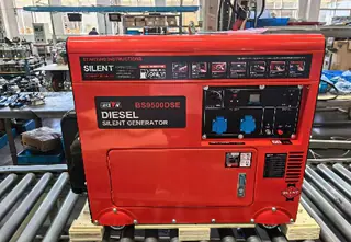 Bison silent diesel generator BS9500DSE