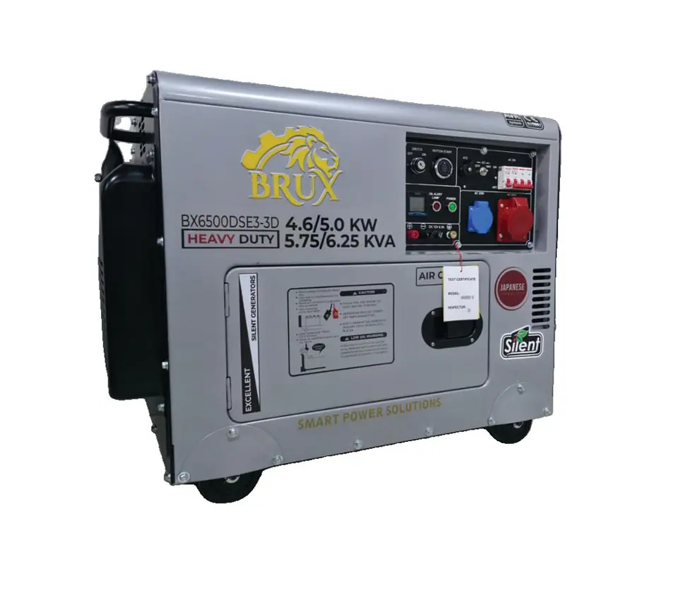 Générateur diesel silencieux Brux BX6500DSE3-3D