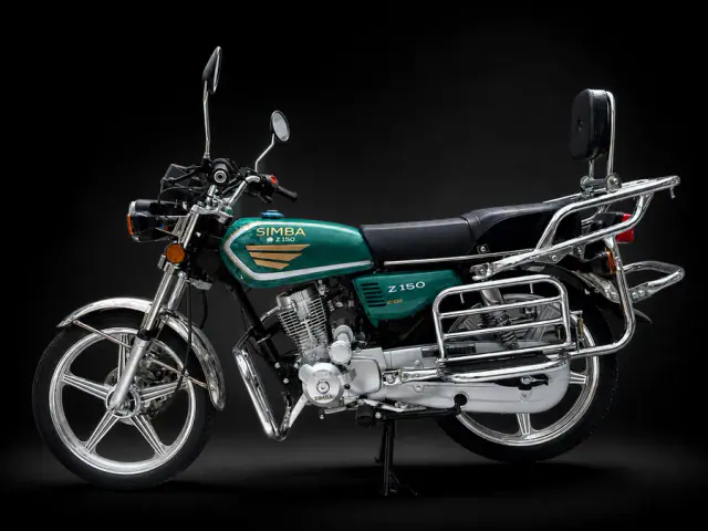Simba Green 150 cc motorcycle