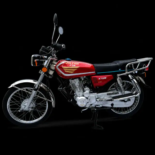 Volcan Red 150 cc motorcycle