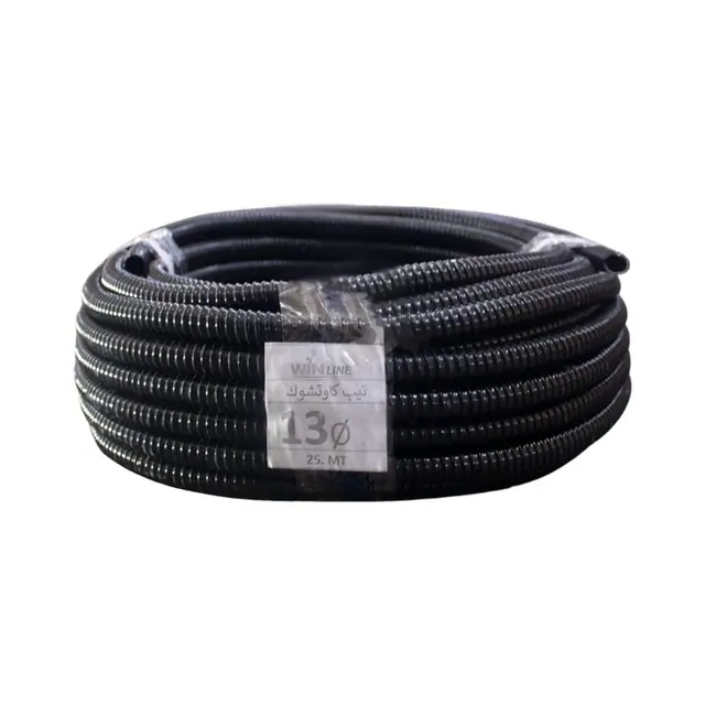 Spiral PVC tube 13 mm (black)