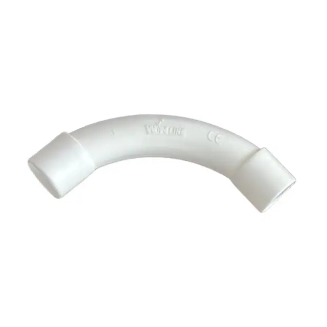 PVC elbow 32 mm (white and grey)