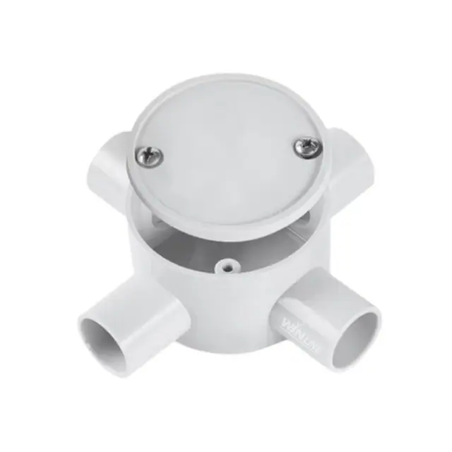 Boîte de dérivation PVC 4 voies 20 mm
